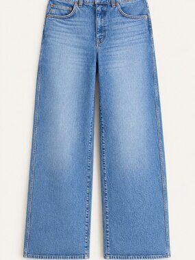 Everyday wide-leg ankle jean in semi-stretch - Bangkok Wash - Sz30/27